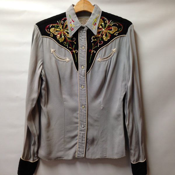 Ladies H Bar C gaberdine Western Shirt - Elroy Clothing