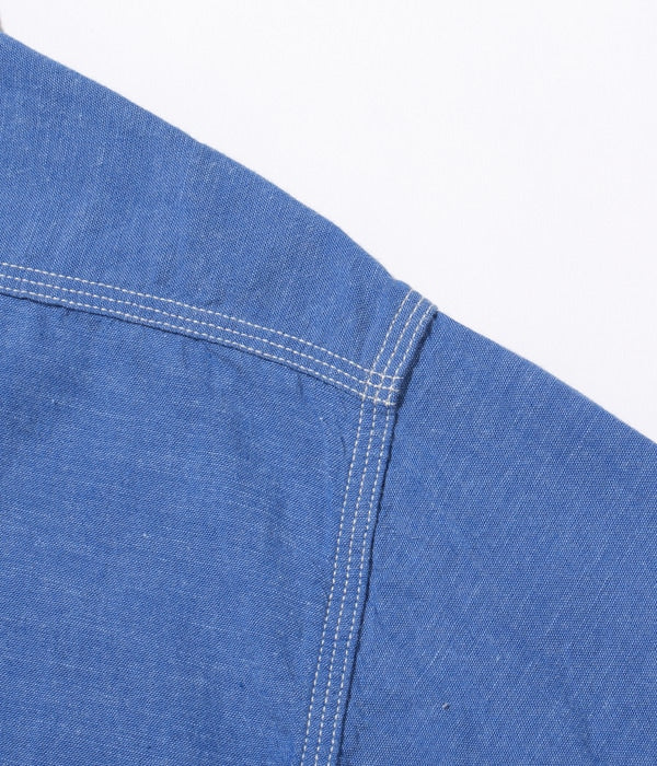 SUGARCANE VAT DYE CHAMBRAY WORK SHIRT - LONG SLEEVE
