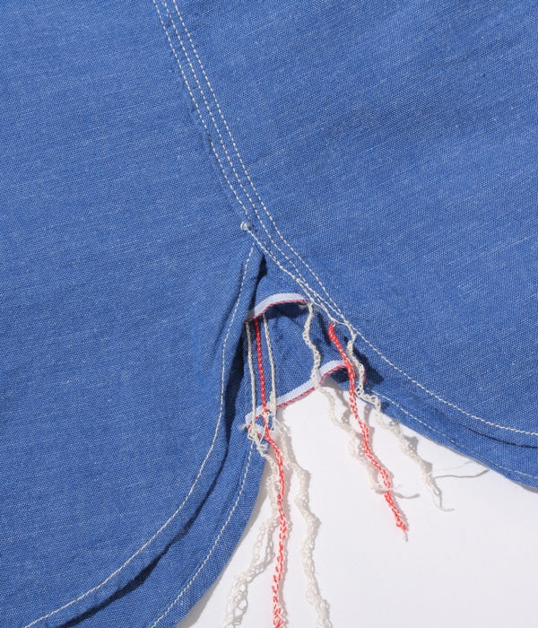 SUGARCANE VAT DYE CHAMBRAY WORK SHIRT - LONG SLEEVE