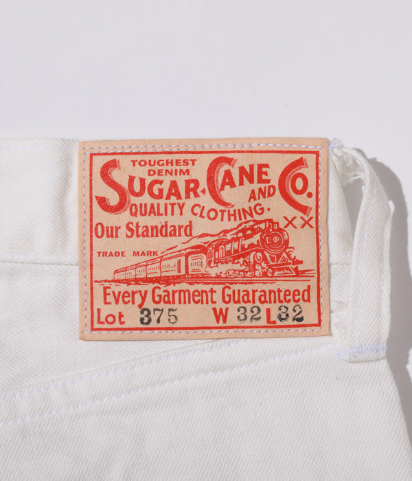 Sugarcane Type 375 Slim Tapered White 12oz Selvedge Denim Jean