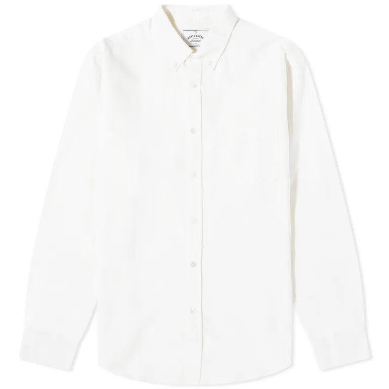 Portuguese Flannel Belavista Long Sleeve Shirt - Off White