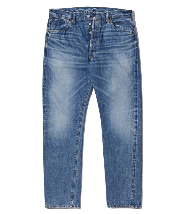 Sugarcane Slim Tapered Selvedge Denim Jean - Dark Wash - Elroy 