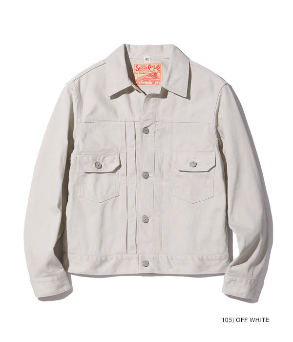 SUGARCANE TYPE 1953A Cotton Piqué Jacket - Off White