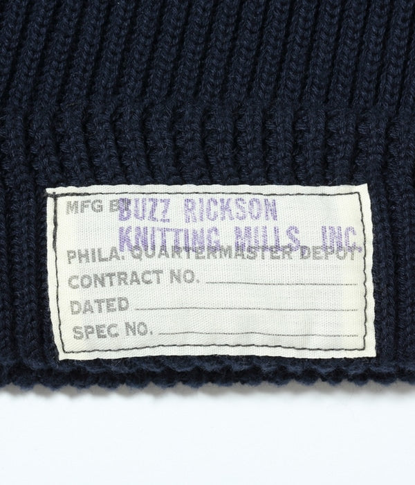 Sugarcane Buzz Rickson Cotton Watch Cap - Black, Navy and Orange