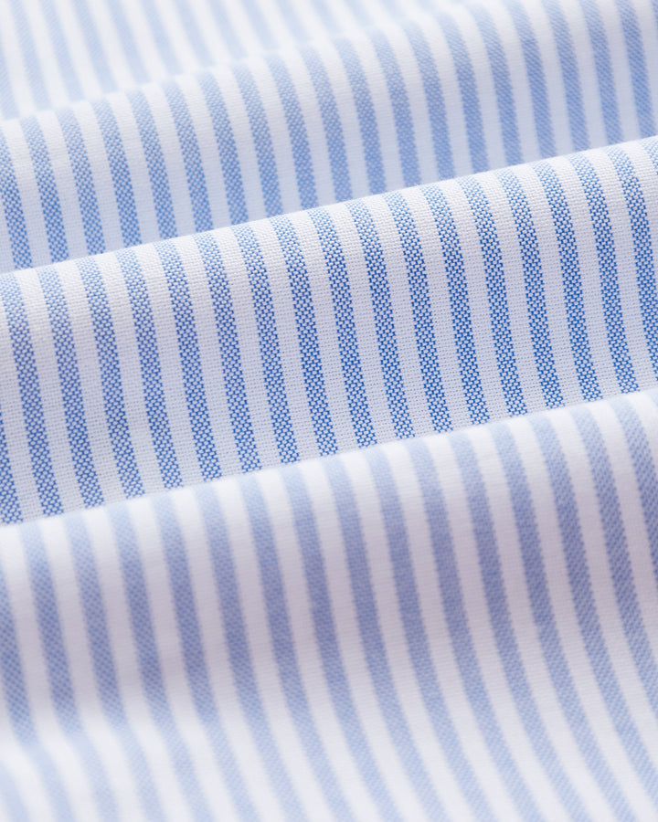 Portuguese Flannel Belavista Long Sleeve Shirt - Blue Stripe
