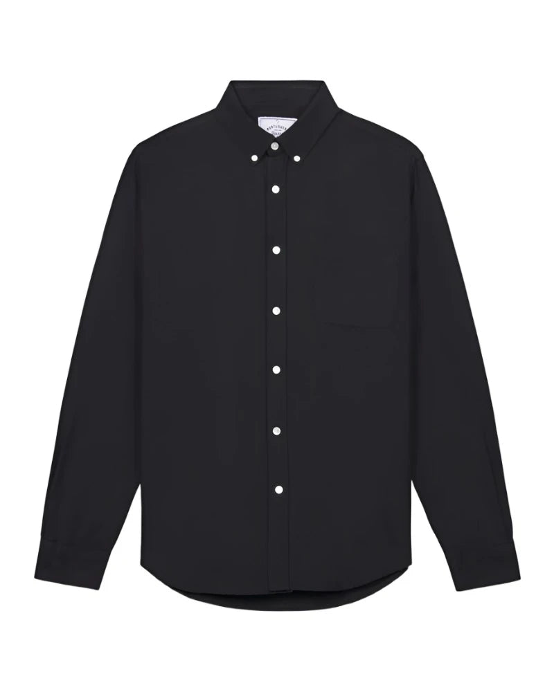 Portuguese Flannel Belavista Long Sleeve Shirt - Black