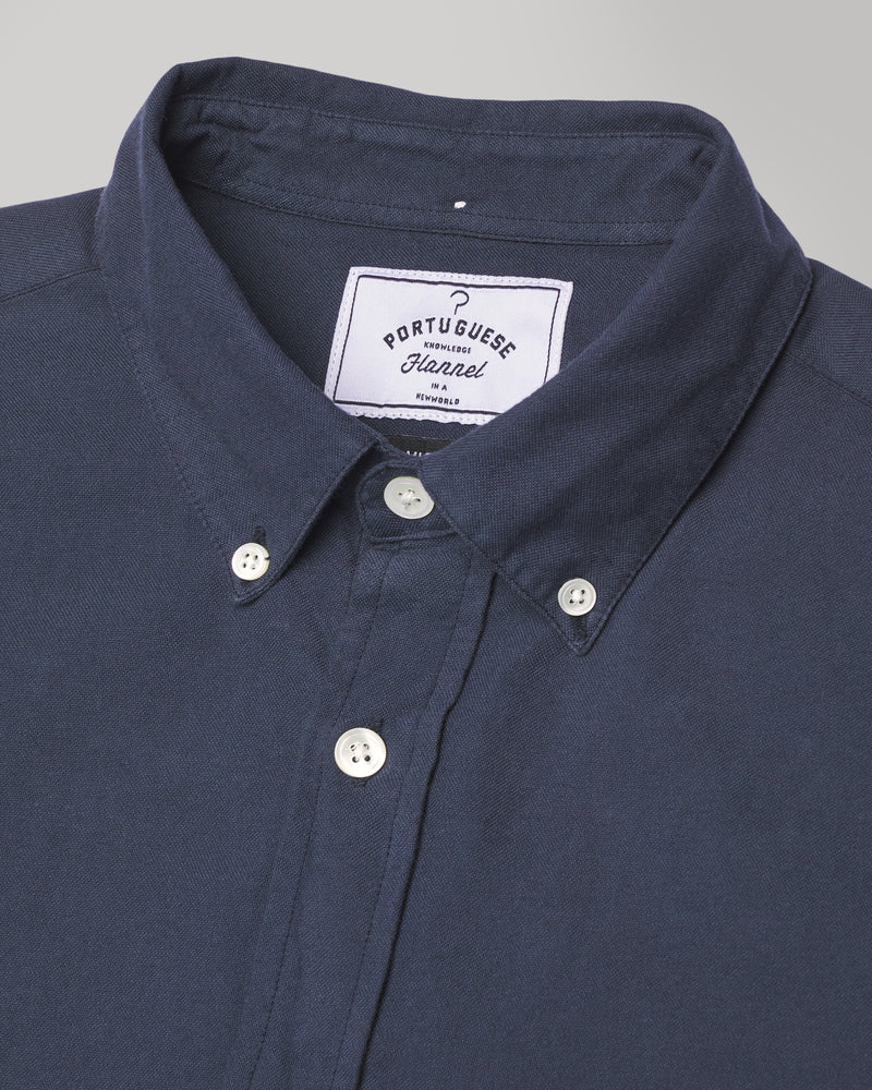 Portuguese Flannel Belavista Long Sleeve Shirt - Navy