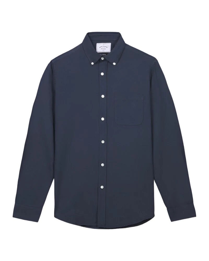 Portuguese Flannel Belavista Long Sleeve Shirt - Navy