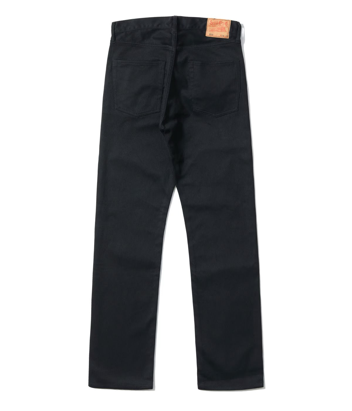 Sugarcane 11oz. COTTON PIQUE ZIPPER FLY JEANS - BLACK