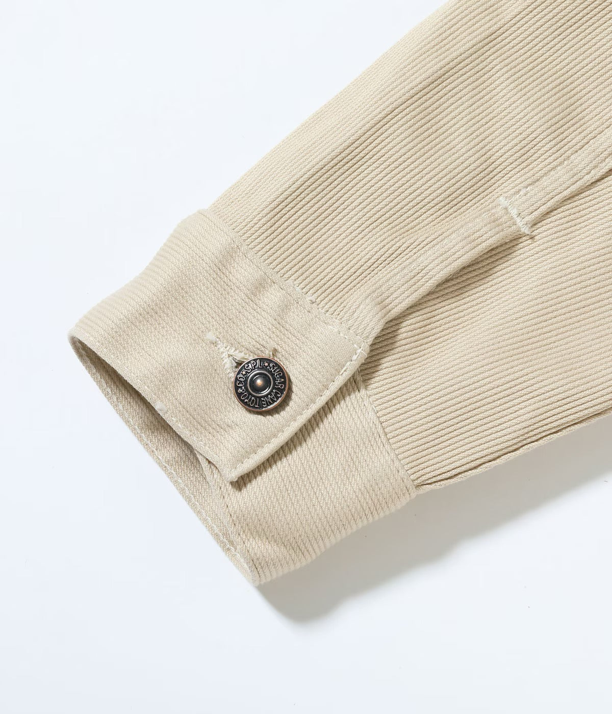 SUGARCANE TYPE 1962A COTTON PIQUE JACKET - OFF WHITE