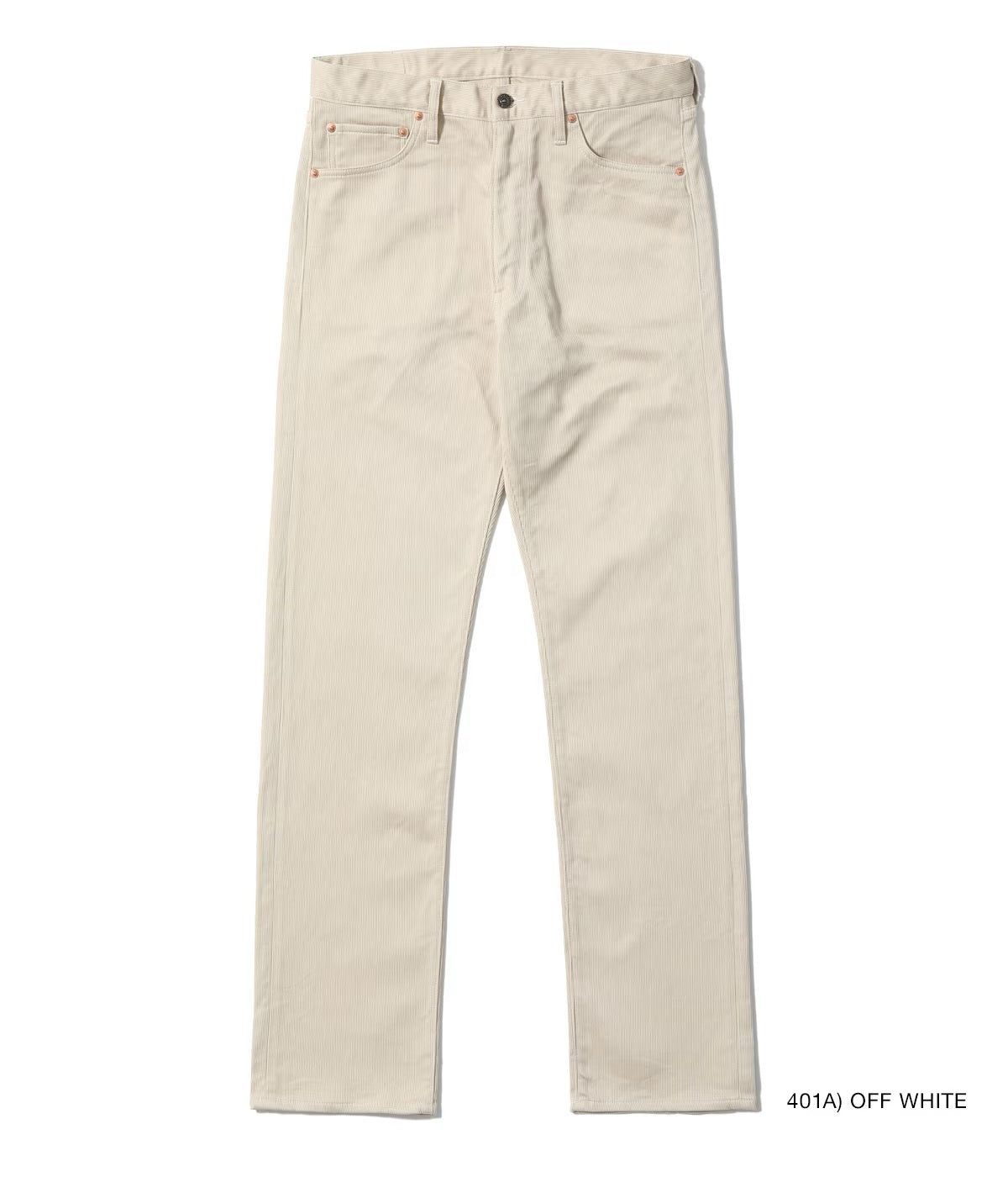 Sugarcane 11oz. COTTON PIQUE ZIPPER FLY JEANS - OFF WHITE