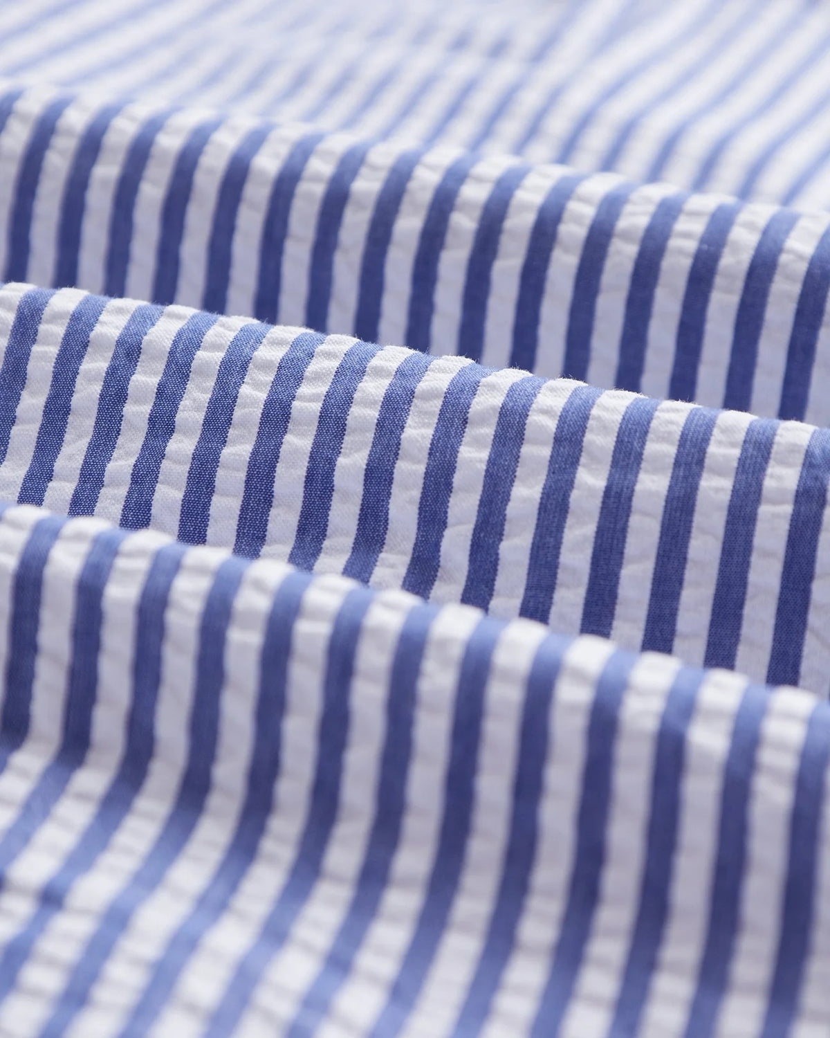 Portuguese Flannel Atlantico Long Sleeve Shirt - Blue Stripe