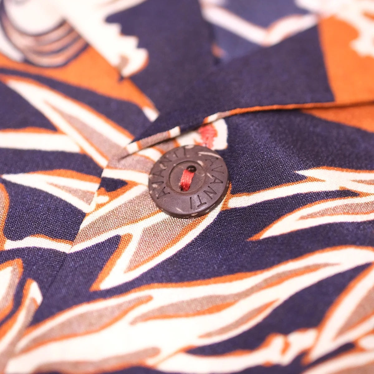Avanti Hawaiian Shirt - GOOD FORTUNE - ORANGE