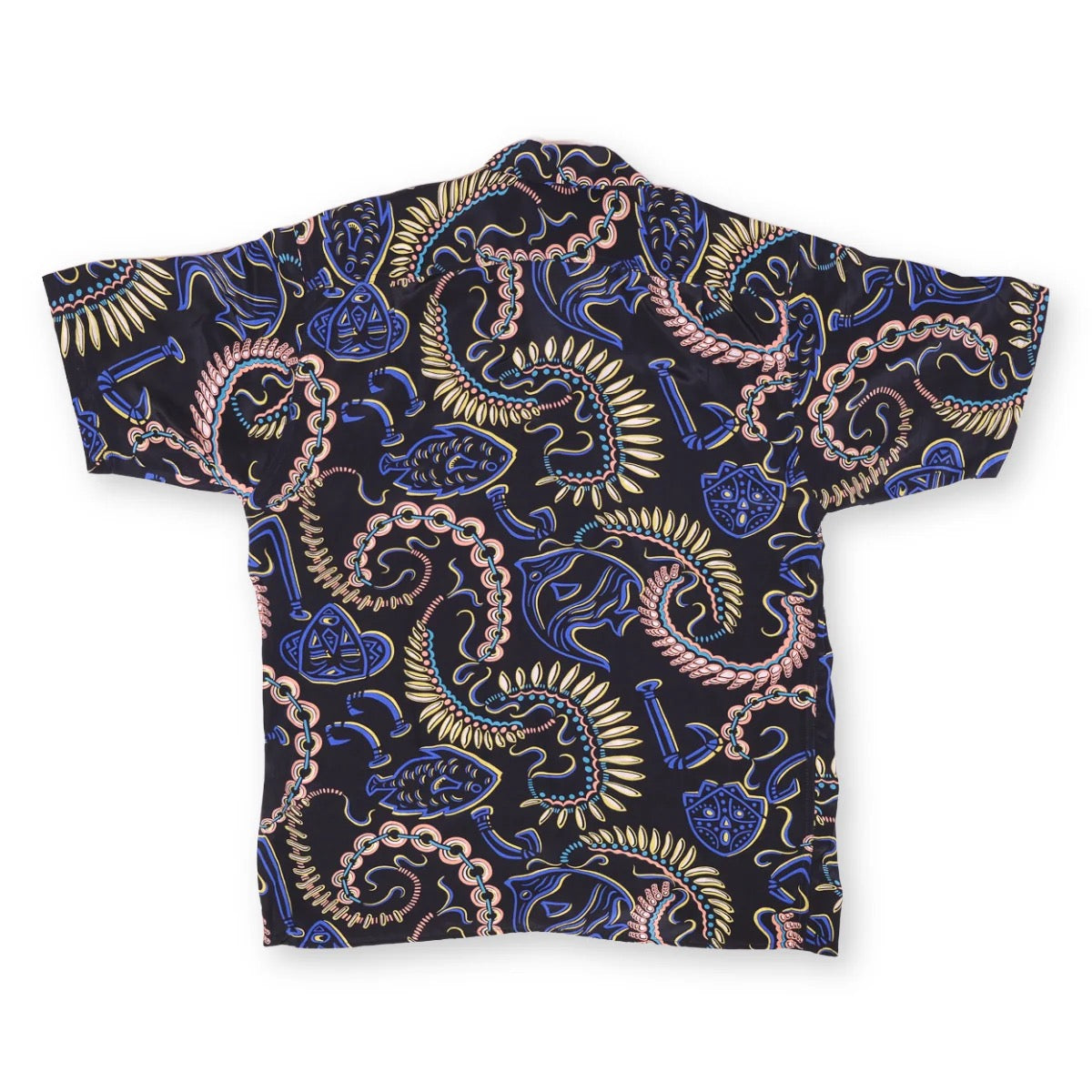 Avanti Hawaiian Shirt - MAKAU - BLACK