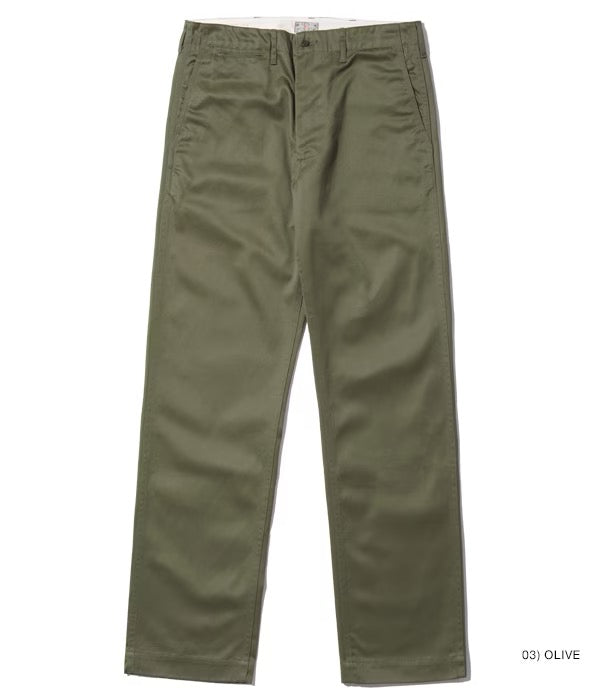 BUZZ RICKSON’S  - ORIGINAL SPEC. CHINOS (ONE WASH) - OLIVE GREEN