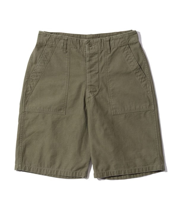 Buzz Ricksons - COTTON SATEEN OLIVE GREEN QM SHADE 107, TYPE Ⅰ, CLASS SHORTS