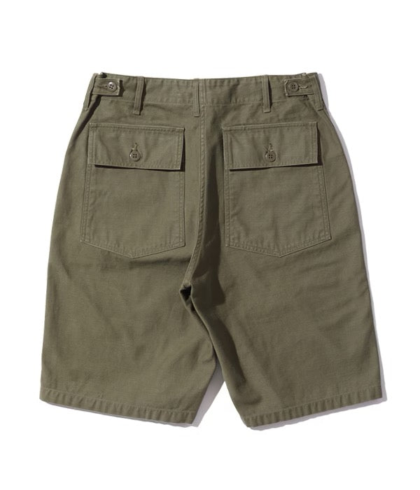 Buzz Ricksons - COTTON SATEEN OLIVE GREEN QM SHADE 107, TYPE Ⅰ, CLASS SHORTS