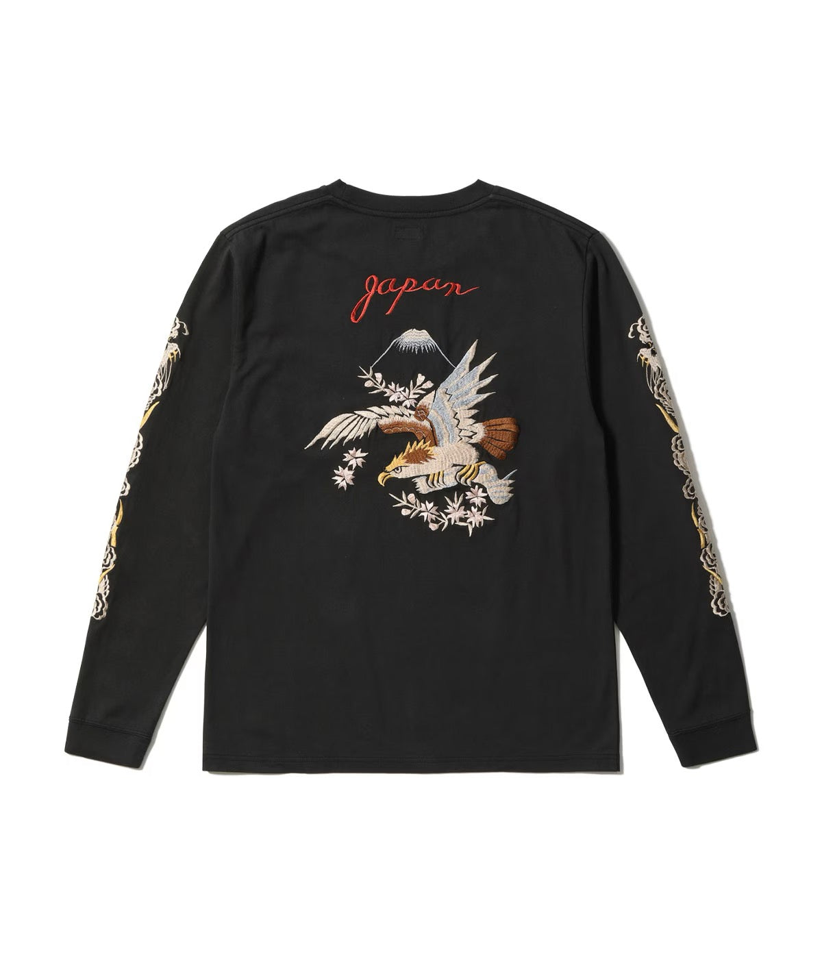 Toyo Tailor LONG SLEEVE SUKA T-SHIRT EMBROIDERED “EAGLE”