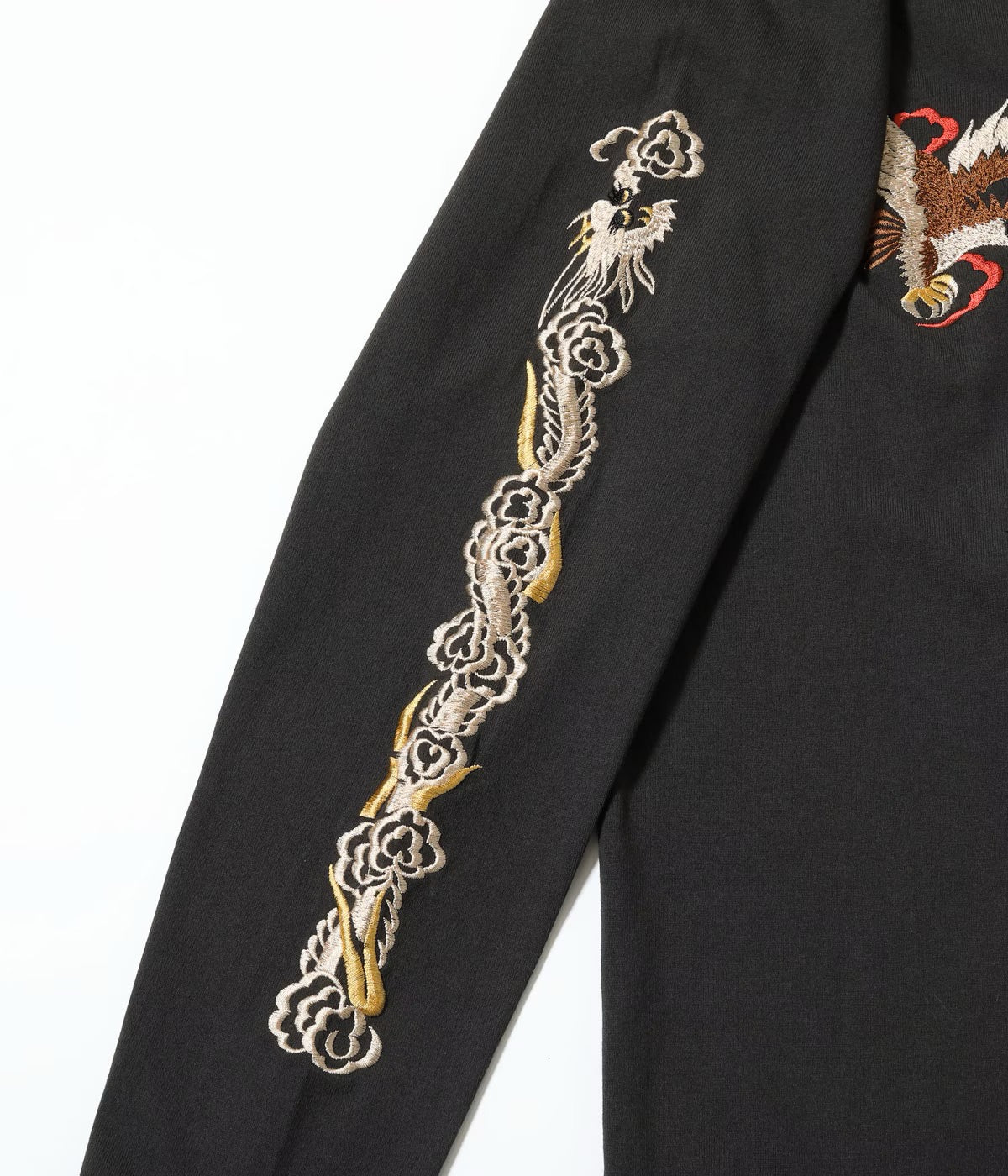Toyo Tailor LONG SLEEVE SUKA T-SHIRT EMBROIDERED “EAGLE”