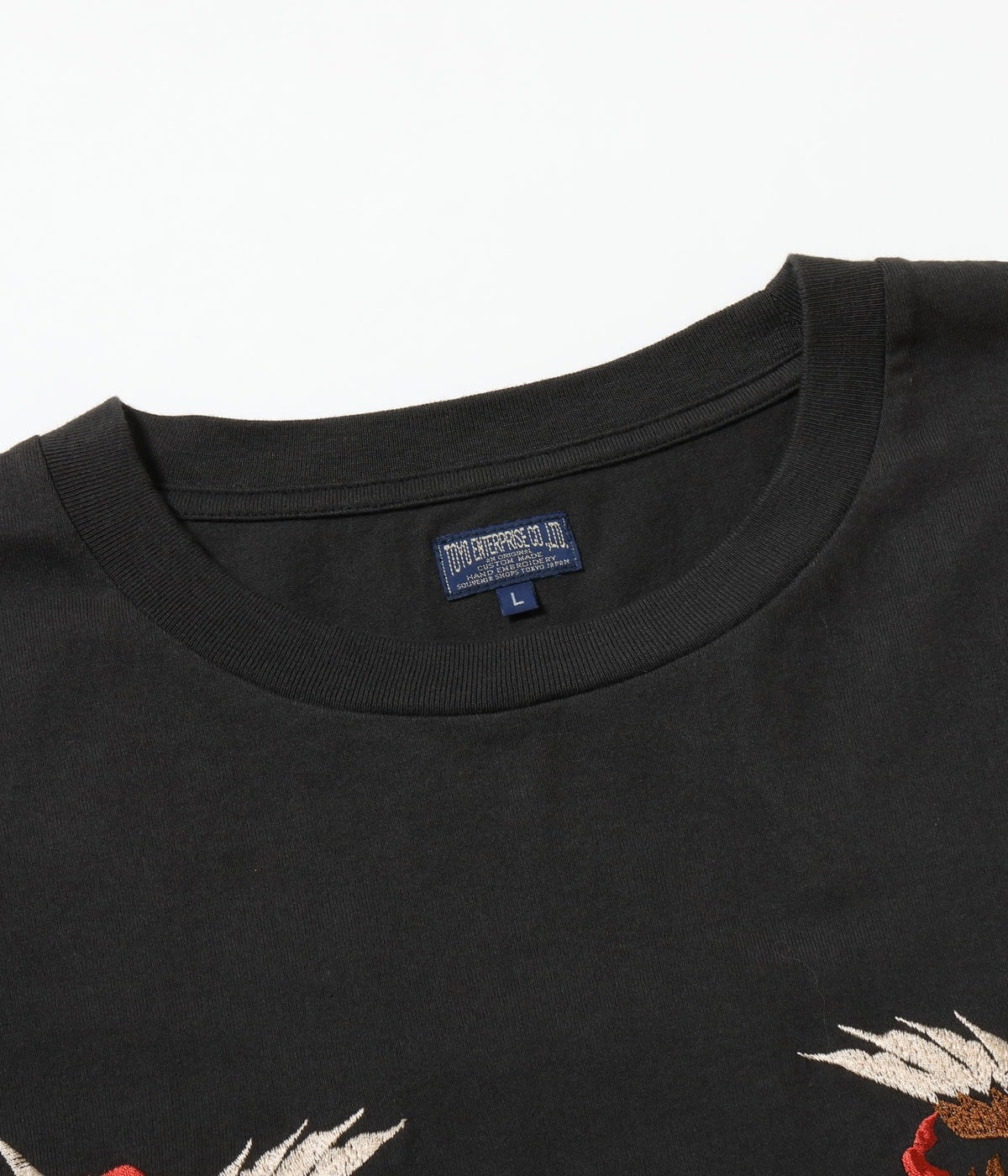 Toyo Tailor LONG SLEEVE SUKA T-SHIRT EMBROIDERED “EAGLE”