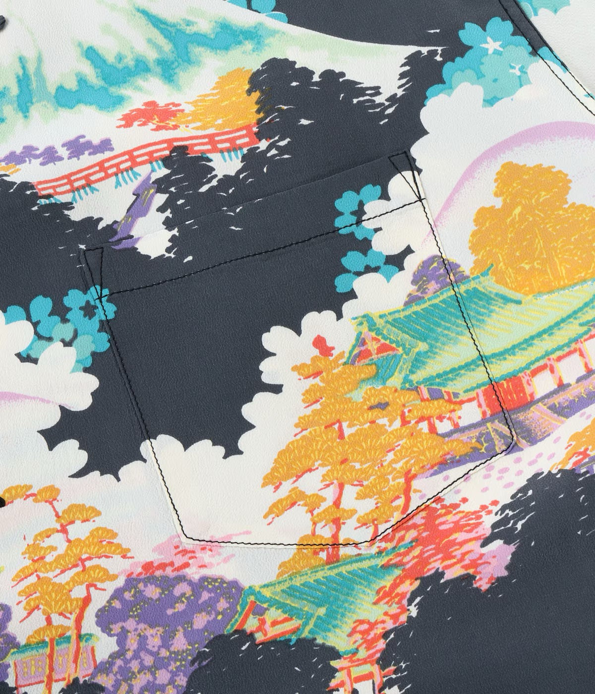 Sun Surf short sleeve Hawaiian shirt - “ANCIENT CAPITAL”