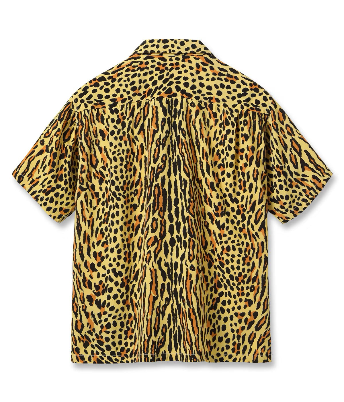 Star Of Hollywood short sleeve high density rayon open collar shirt - “OCELOT”