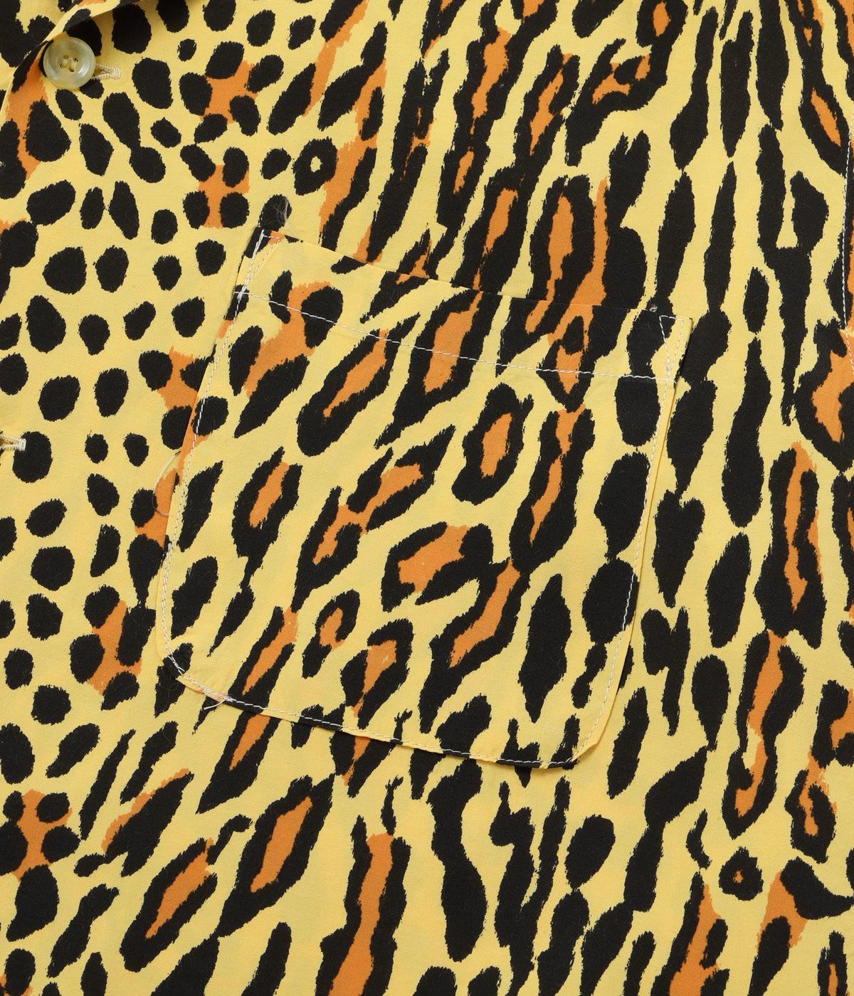 Star Of Hollywood short sleeve high density rayon open collar shirt - “OCELOT”