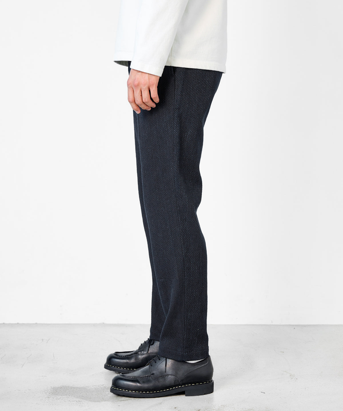 Japan blue JBJE1525 Sashiko wide tapered 5P Trouser - 11oz Navy Sashiko