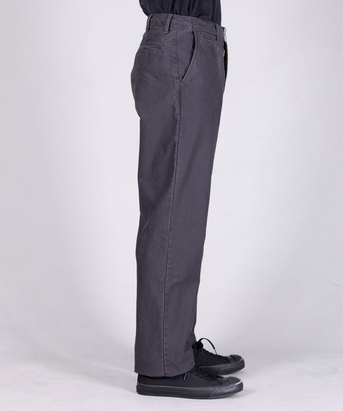 Japan blue Regular Fit Trousers - Black