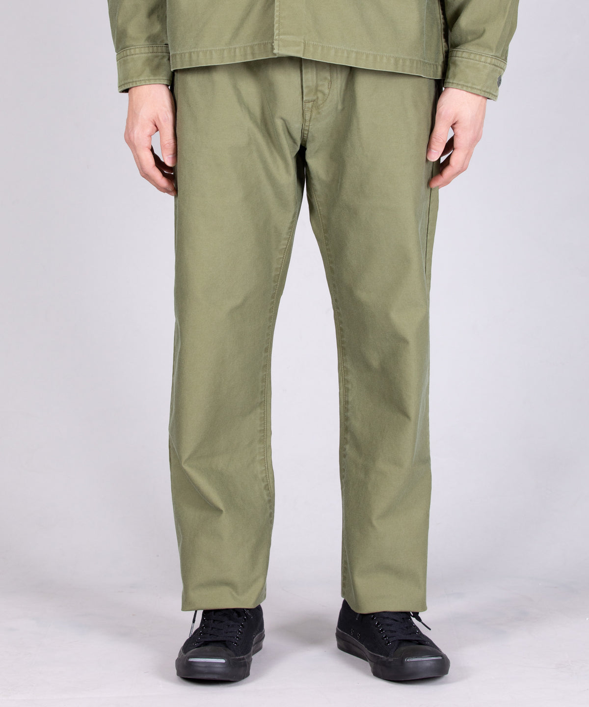 Japan blue Regular Fit Trousers - Olive Drab