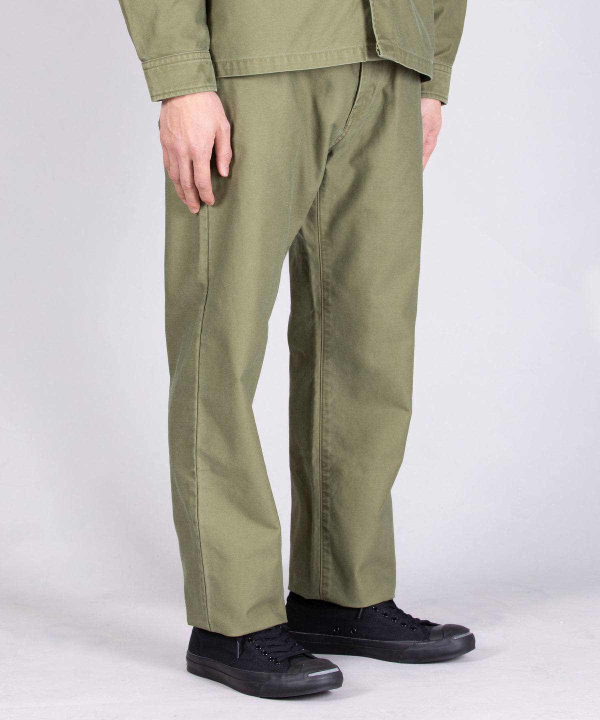 Japan blue Regular Fit Trousers - Olive Drab