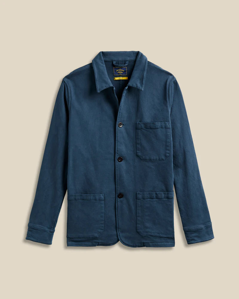 Portuguese Flannel Labura Jacket - Navy Blue
