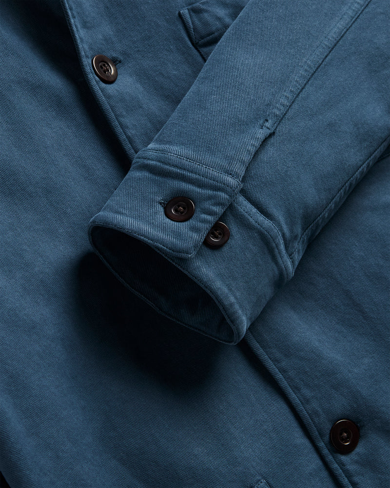 Portuguese Flannel Labura Jacket - Navy Blue