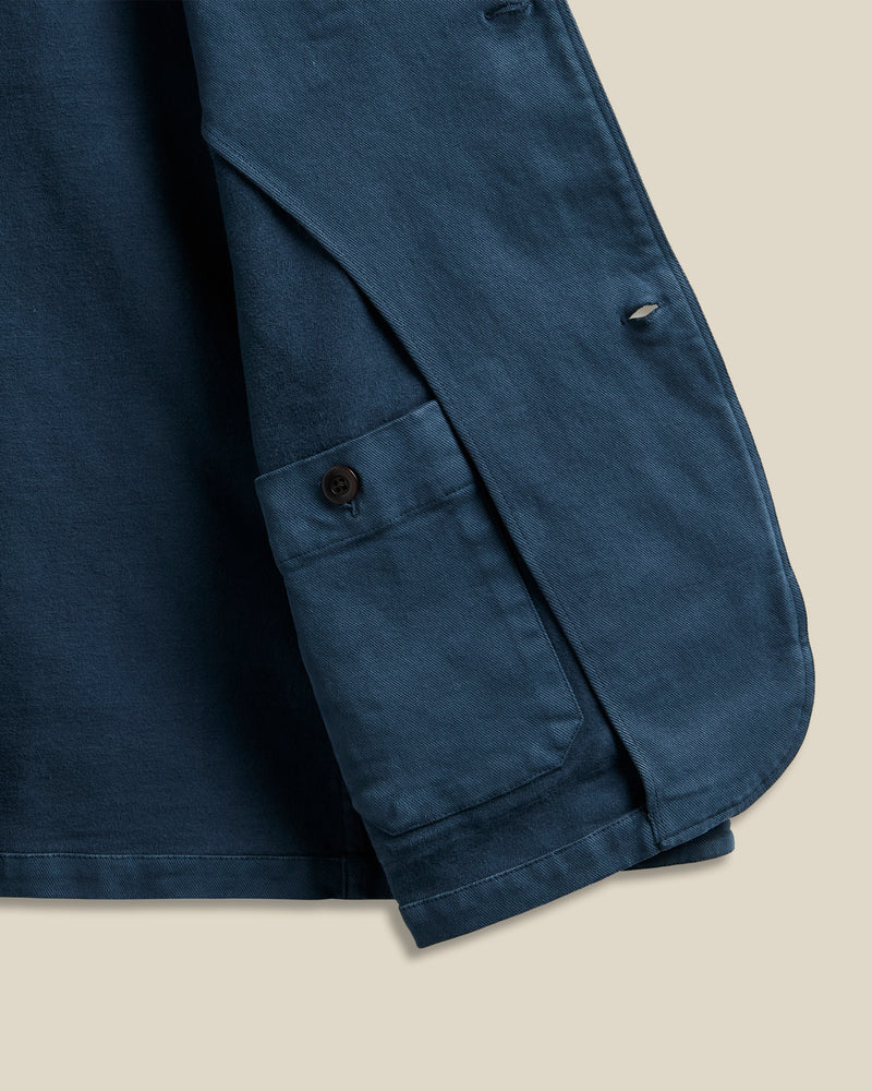 Portuguese Flannel Labura Jacket - Navy Blue