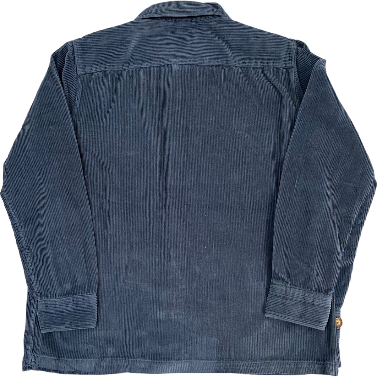 Portuguese Flannel Corduroy Overshirt - Navy