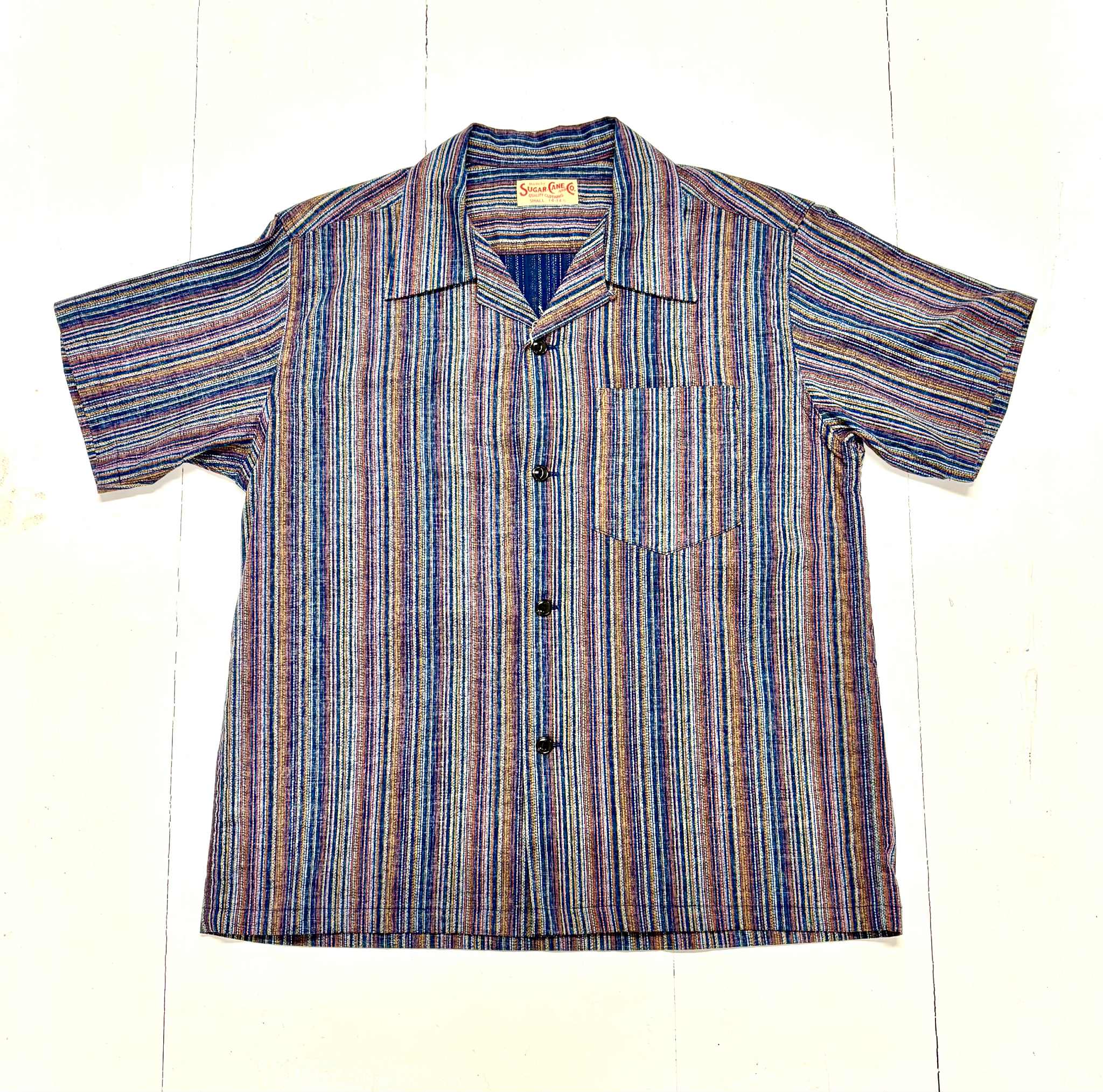 トップス OVY Stripe Open Collar Short SleeveShirt Stripe Open Collar Short Sleeve Shirt | OVY