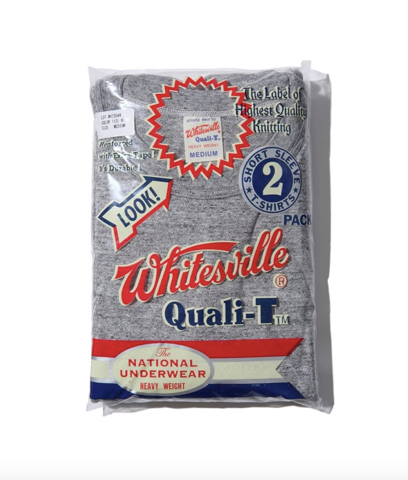 WHITESVILLE 2-PACK T.SHIRTS - GREY