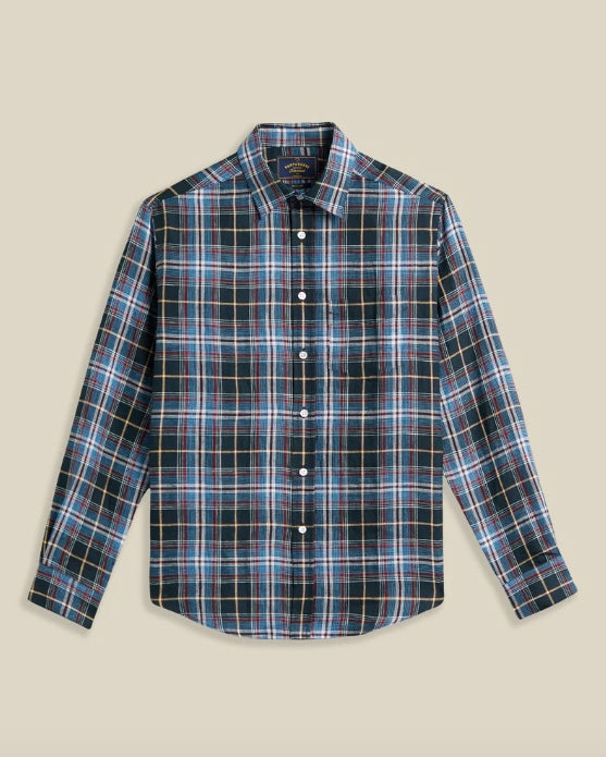 Portuguese Flannel Handle Long Sleeve Linen Shirt