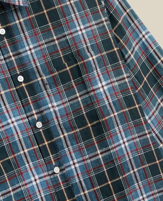 Portuguese Flannel Handle Long Sleeve Linen Shirt
