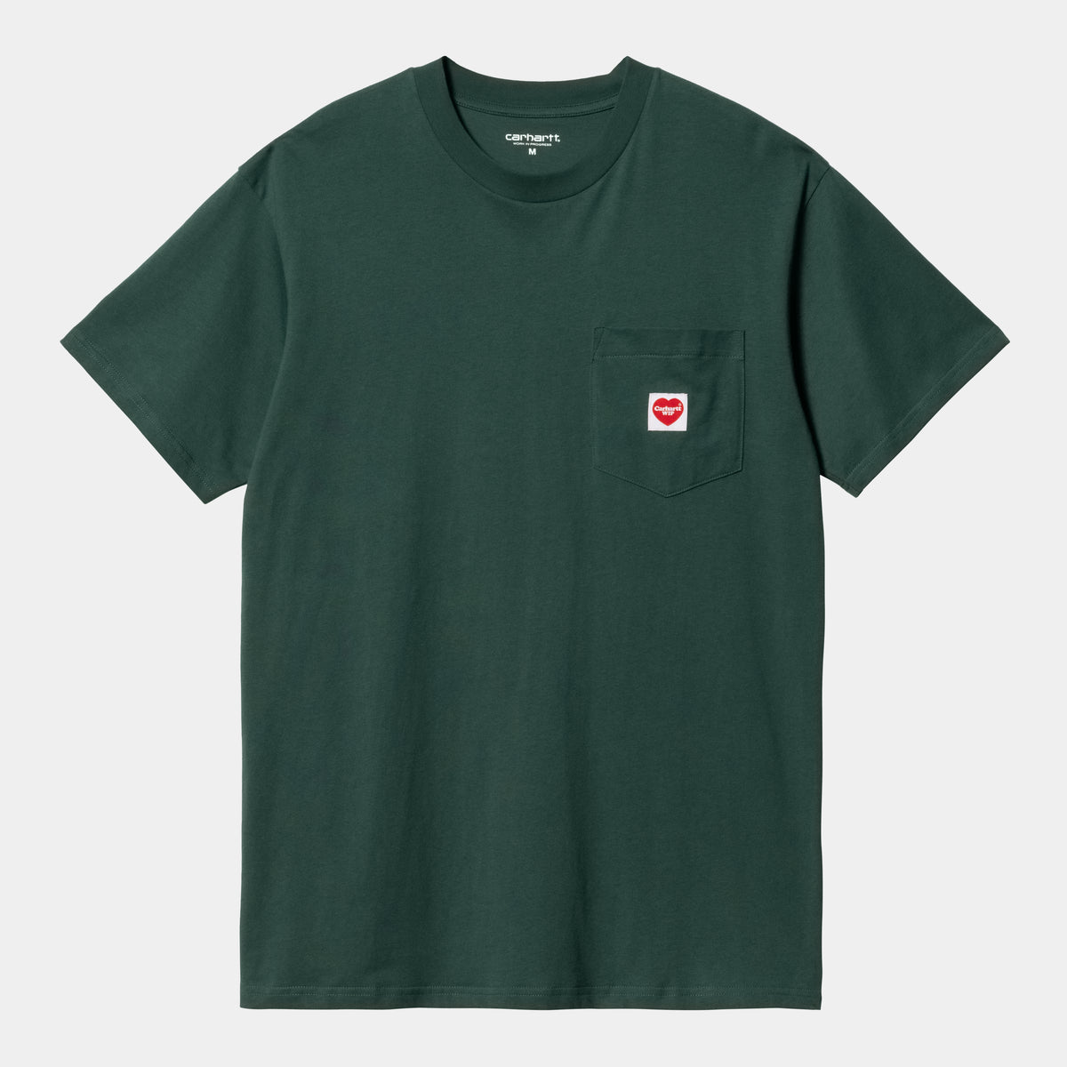 Carhartt Pocket Heart  T-Shirt - Discovery Green