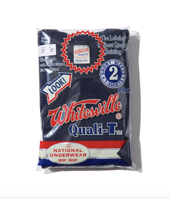 WHITESVILLE 2-PACK T.SHIRTS - NAVY