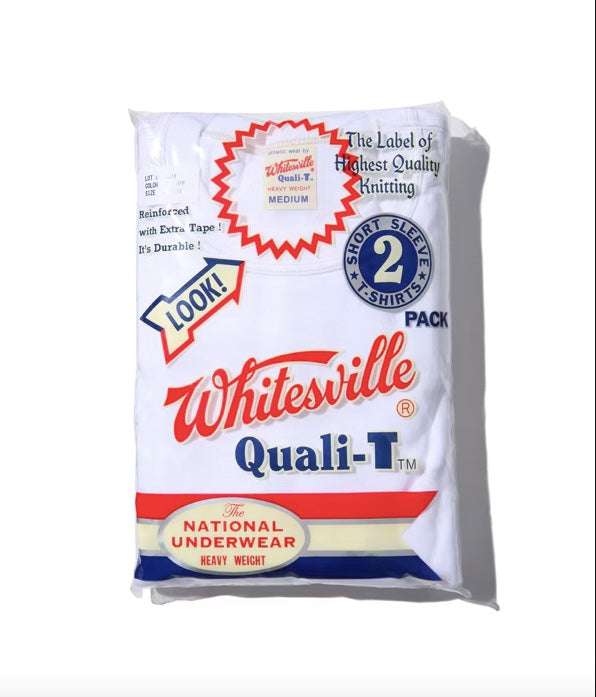 WHITESVILLE 2-PACK T.SHIRTS - WHITE