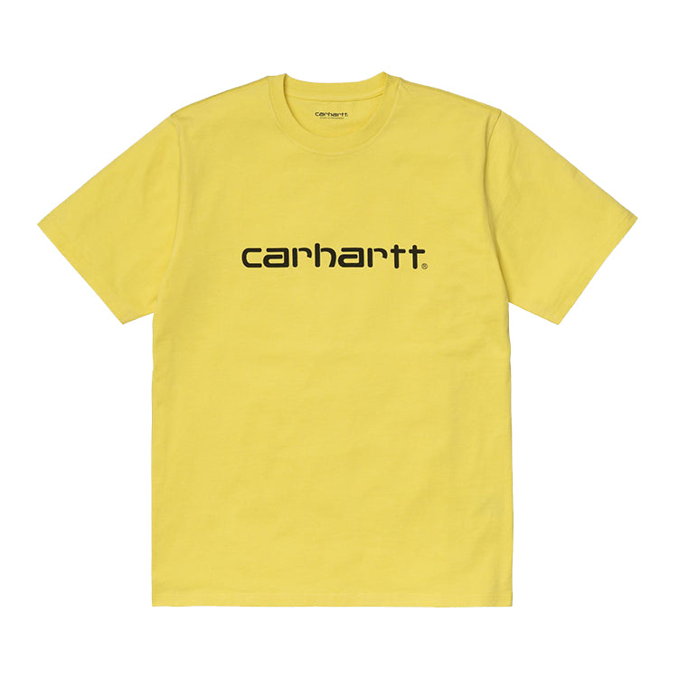 Carhartt Script T-Shirt - Limoncello/Black