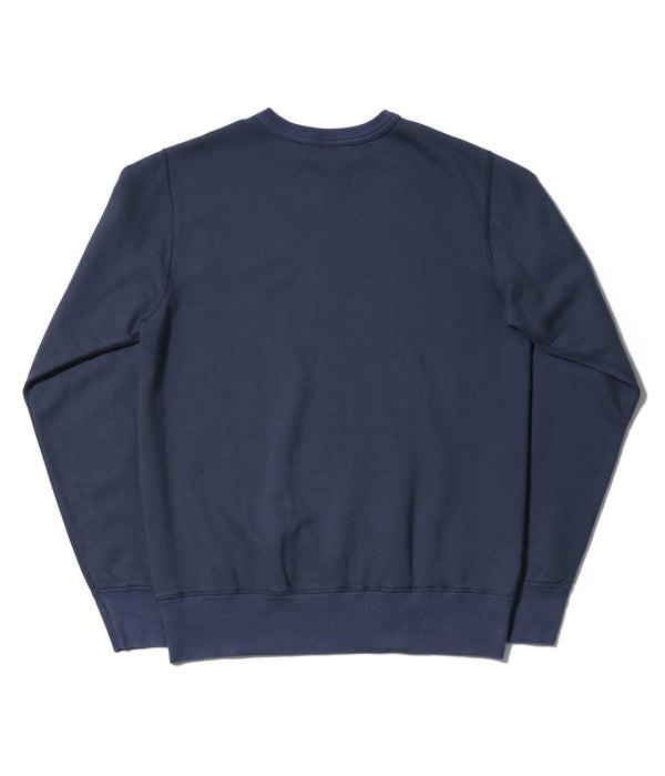 SUGARCANE BUZZ RICKSON SET-IN CREW NECK SWEATSHIRT - NAVY