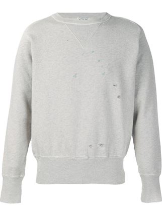 Levis Vintage Clothing Bay Meadows Sweatshirt - Oatmeal