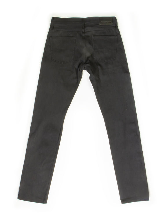 Tellason LADBROKE GROVE Slim Tapered Japanese Black Selvedge Jeans 13.5 oz.