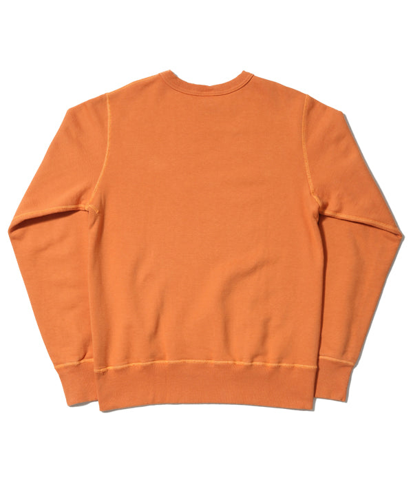 SUGARCANE BUZZ RICKSON SET-IN CREW NECK SWEATSHIRT - ORANGE