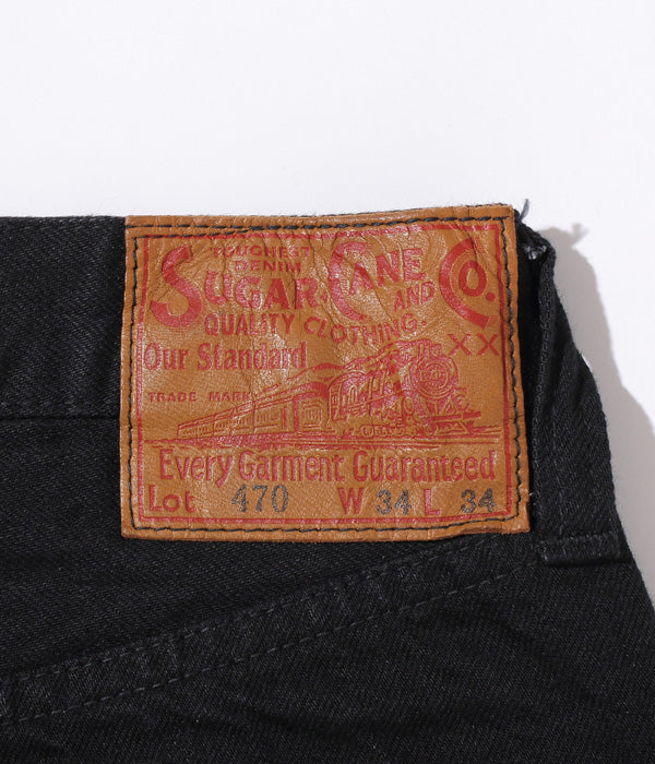 Sugarcane Type 470 Black Selvedge Denim Jean