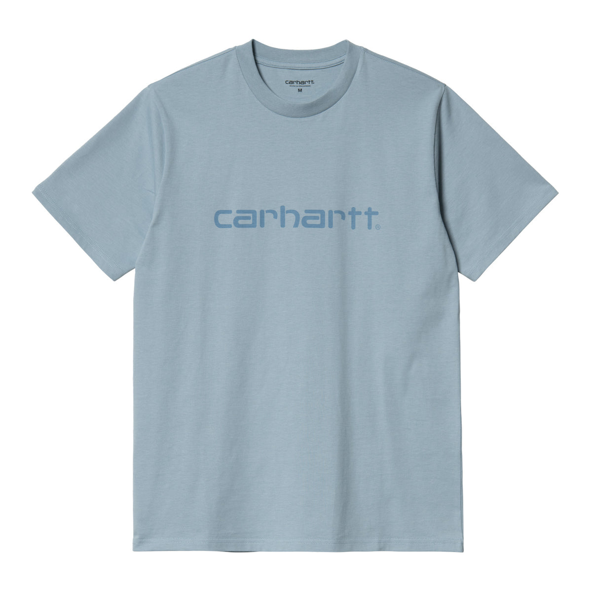Carhartt S/S Script T-Shirt - Frosted Blue/Icy Water