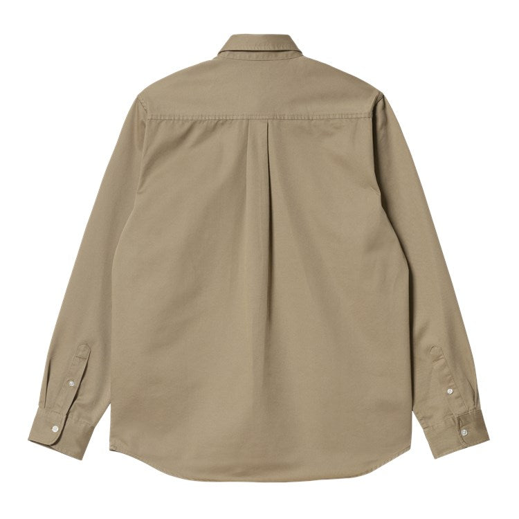 Carhartt L/S Madison Shirt - Leather/Dark Navy